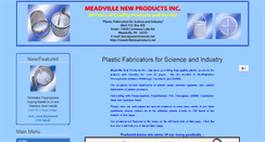 Desktop Screenshot of meadvillenewproducts.com